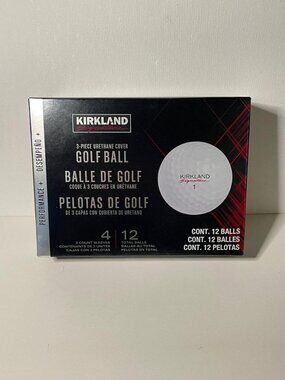 Kirkland Signature Black and Red Golf Ball Pack (12 Balls)
